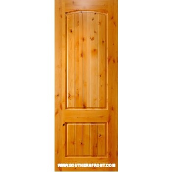 040 - 2 Panel Arch (Knotty Alder)