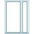 Single Door 1 Sidelight 68ft
