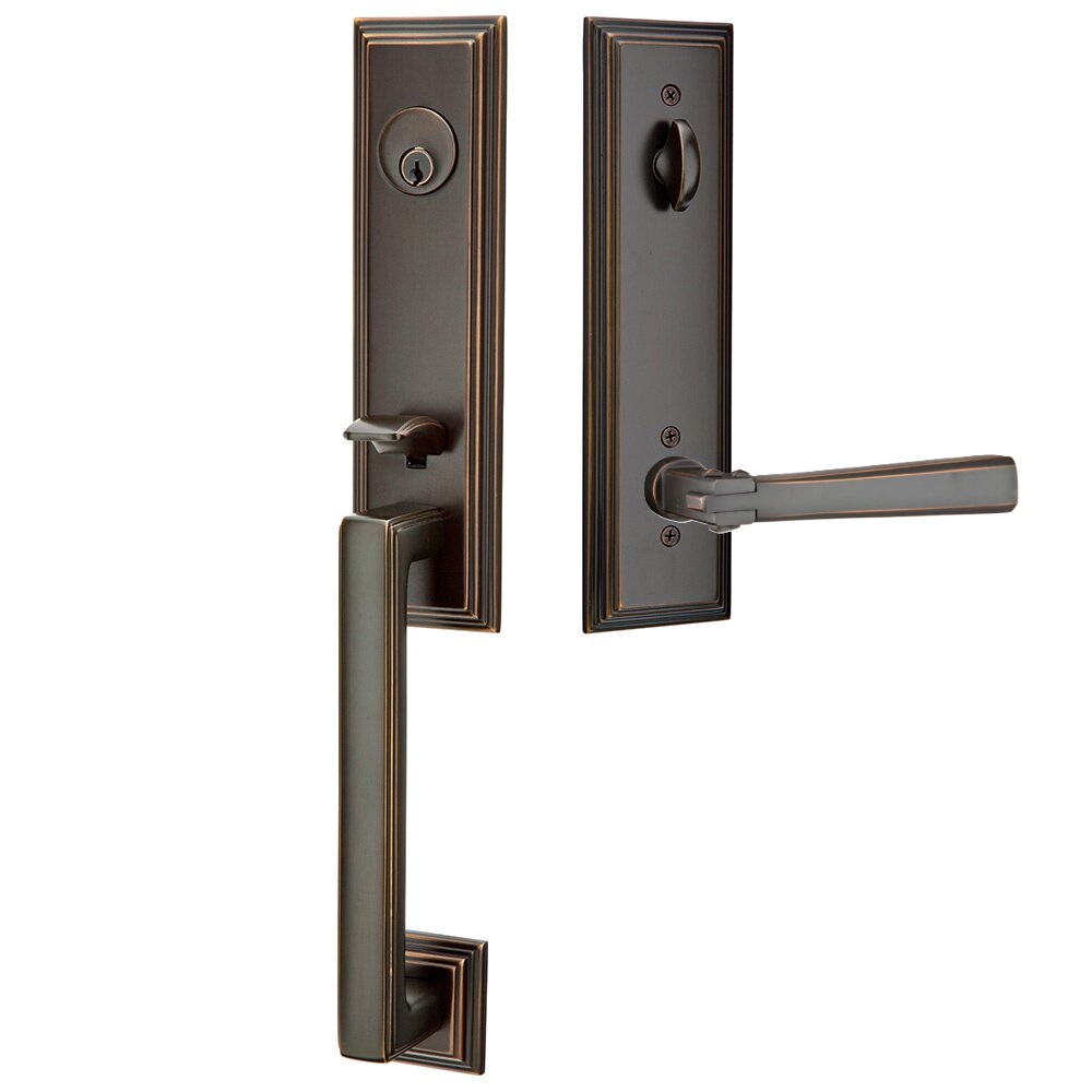 Wilshire Handleset with Arts & Crafts Lever
