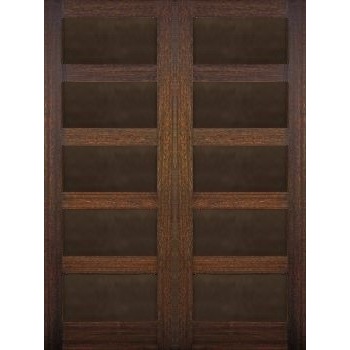 Horizontal 5 Panel (Double Door) - 36'' x 96''