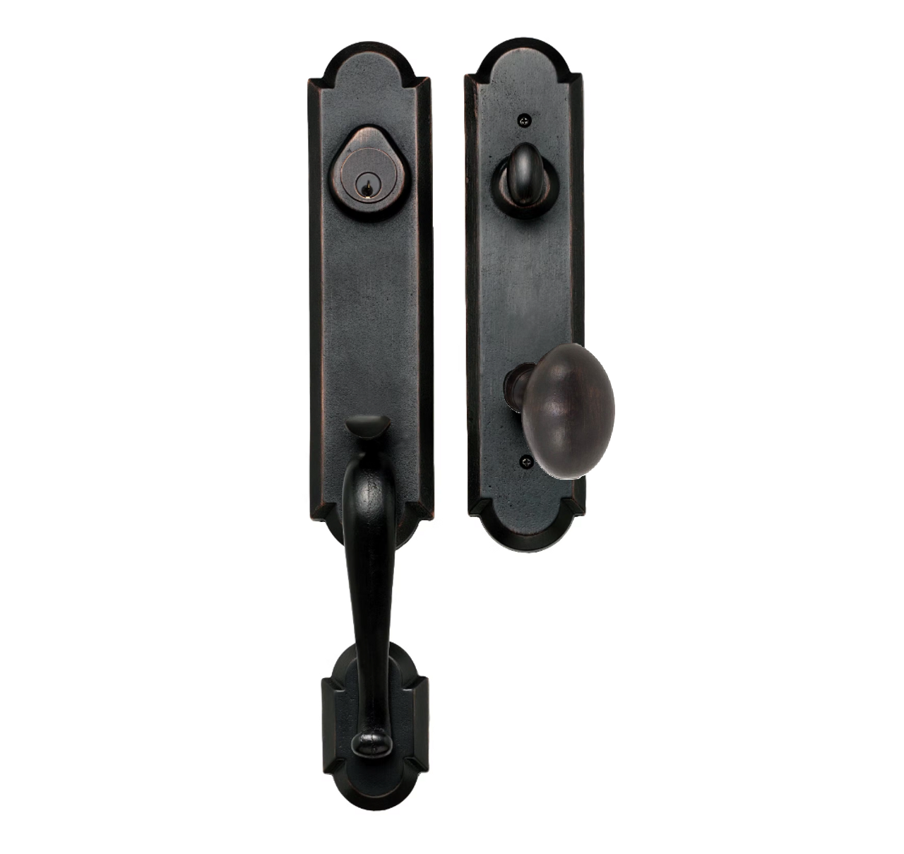 Castille Sandcast Handleset with Sorrento Knob