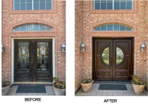 Why Your Home Needs Double Entry Doors 2 Delclos before and after 3 2019 1