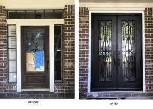 The Door Company of Houston 1 Mizell before and after 6 2019 1